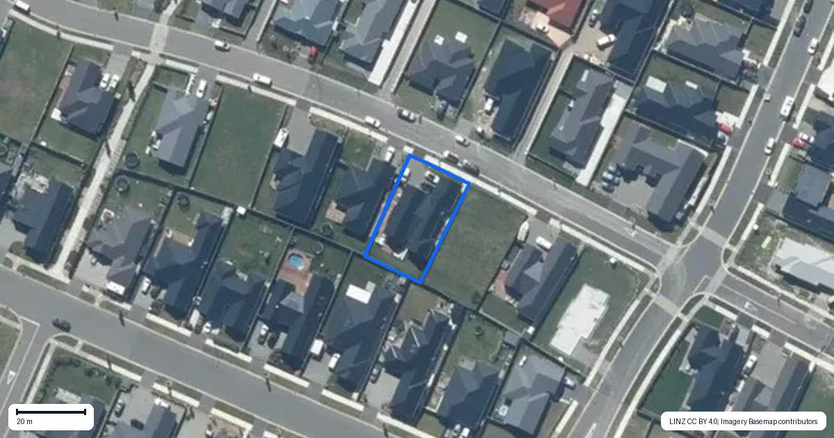 Property context map for 24 Wakeman Drive, Lincoln