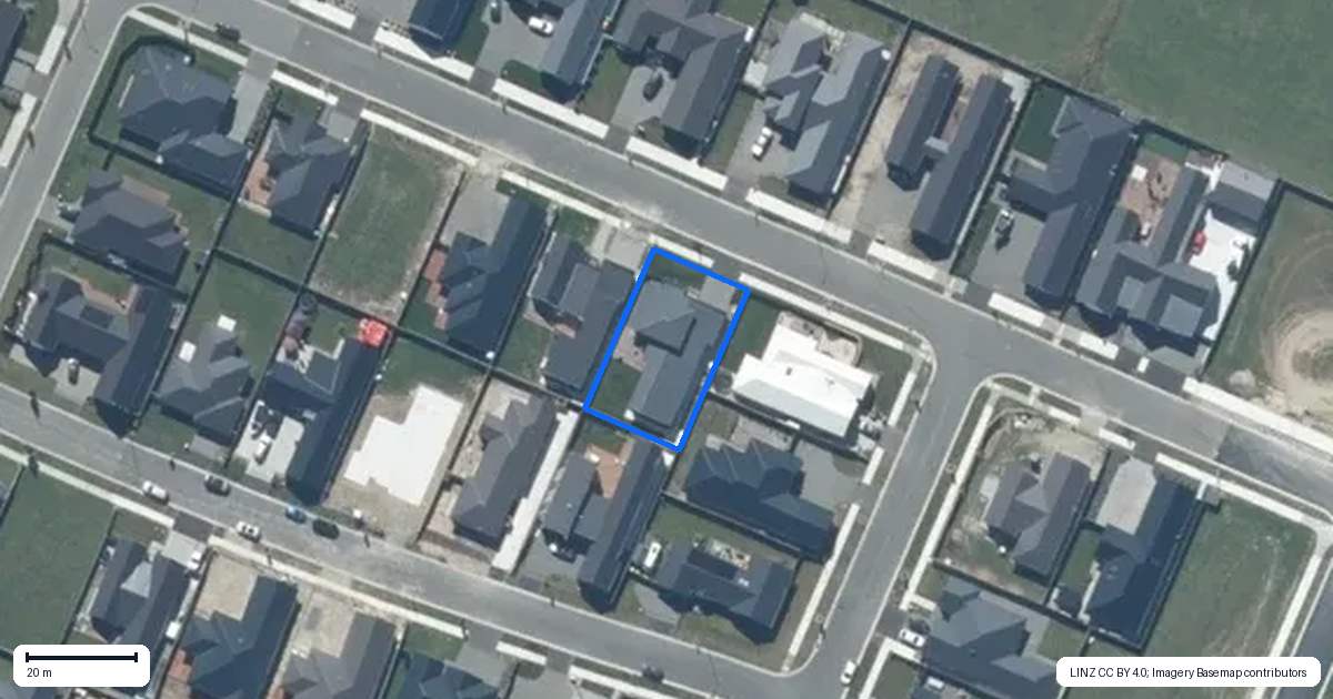 Property context map for 64 Halpin Drive, Lincoln