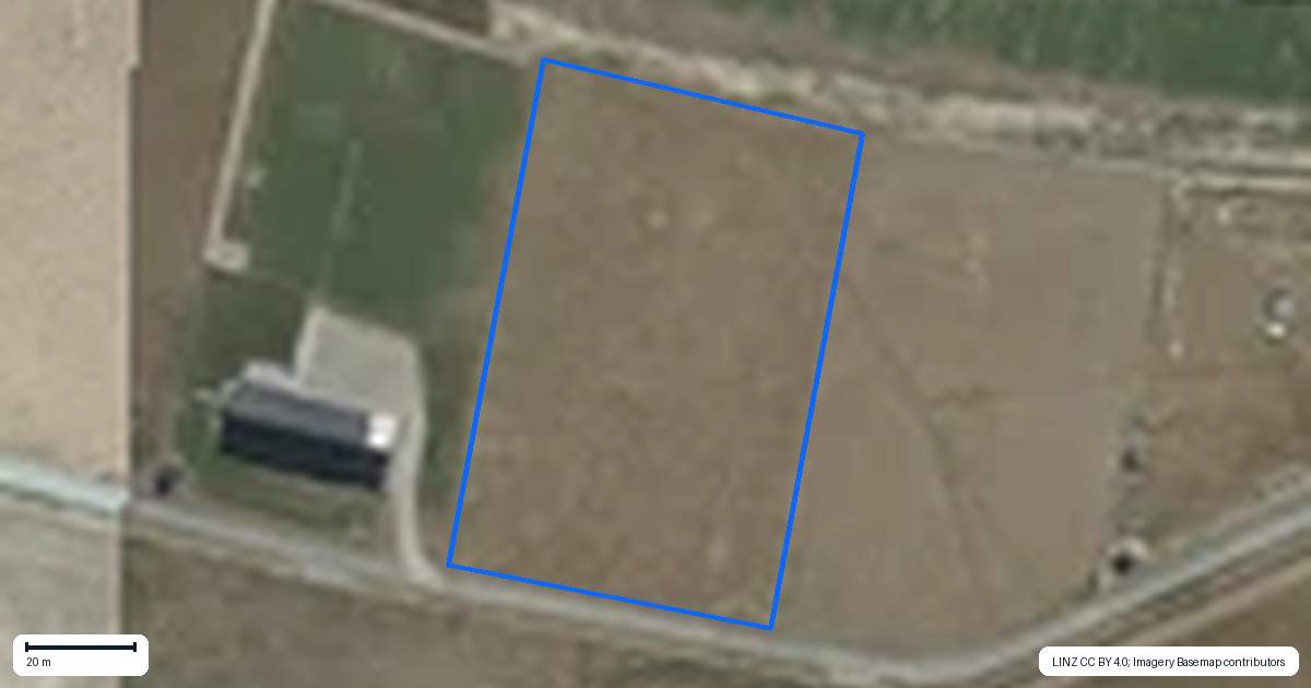 Property context map for 24 Jamal Lane, Levels, Timaru