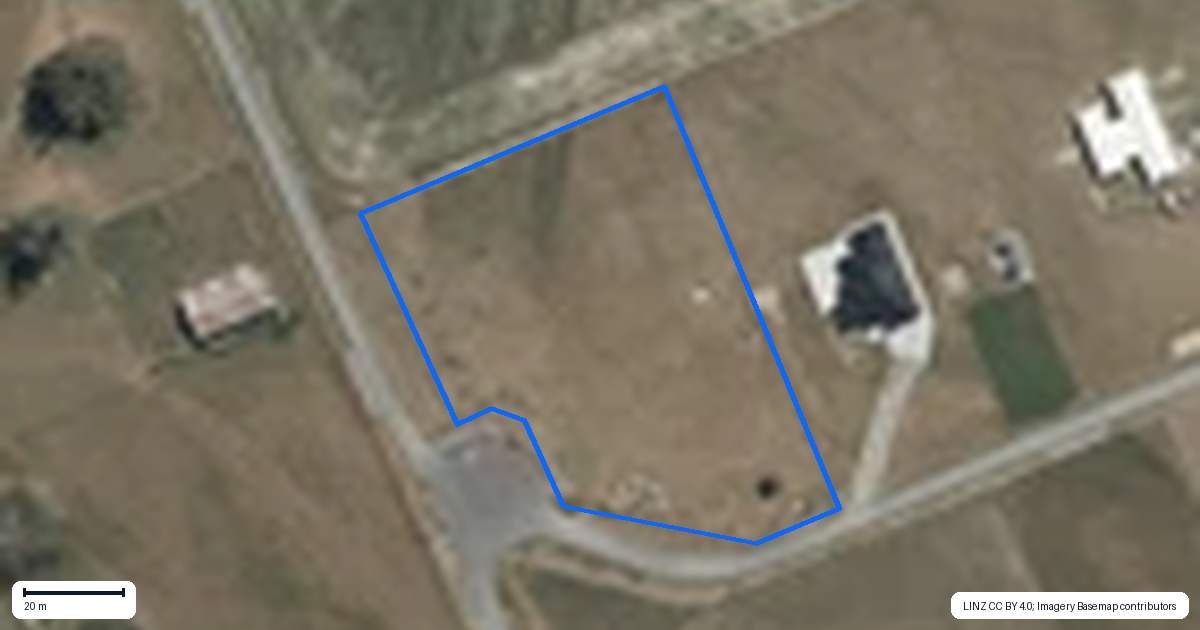 Property context map for 1 Daleast Lane, Levels, Timaru
