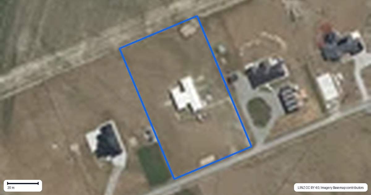 Property context map for 5 Daleast Lane, Levels, Timaru