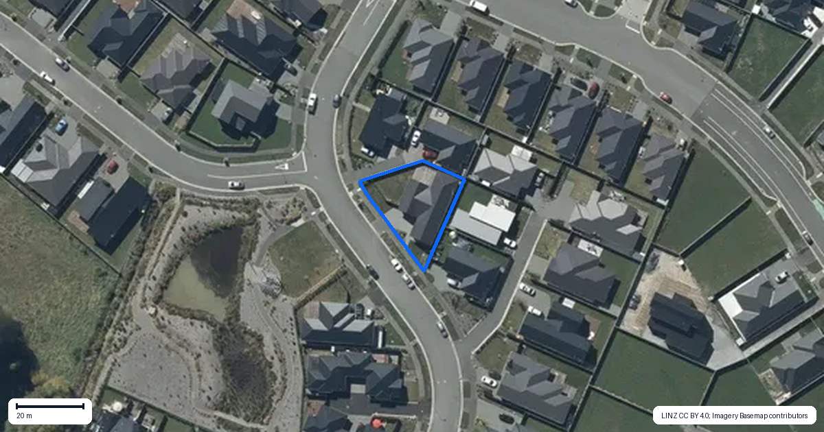 Property context map for 48 Matai Springs Drive, Halswell, Christchurch