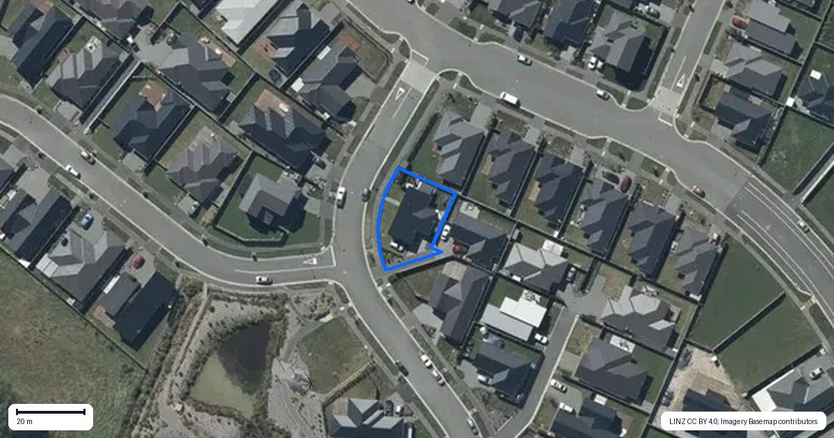 Property context map for 52 Matai Springs Drive, Halswell, Christchurch