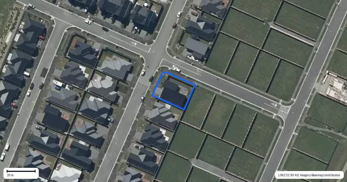 Property context map for 24 Matai Springs Drive, Halswell, Christchurch