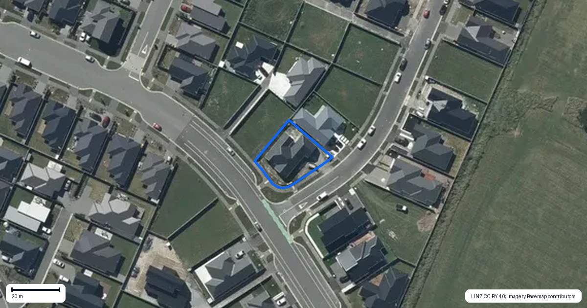 Property context map for 50 Cork Street, Halswell, Christchurch