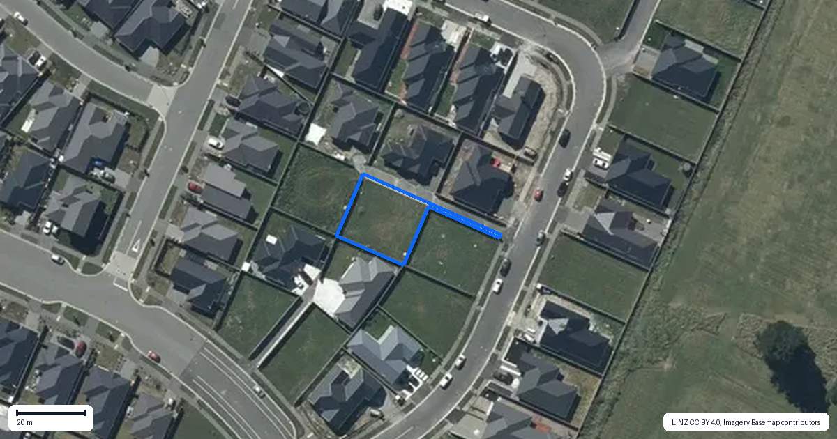 Property context map for 42 Cork Street, Halswell, Christchurch