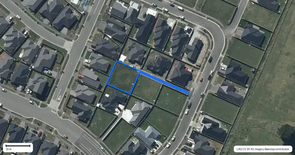 Property context map for 40 Cork Street, Halswell, Christchurch