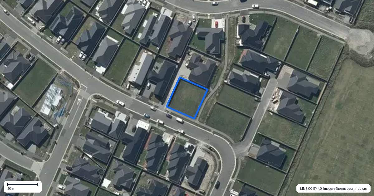 Property context map for 37 Cork Street, Halswell, Christchurch
