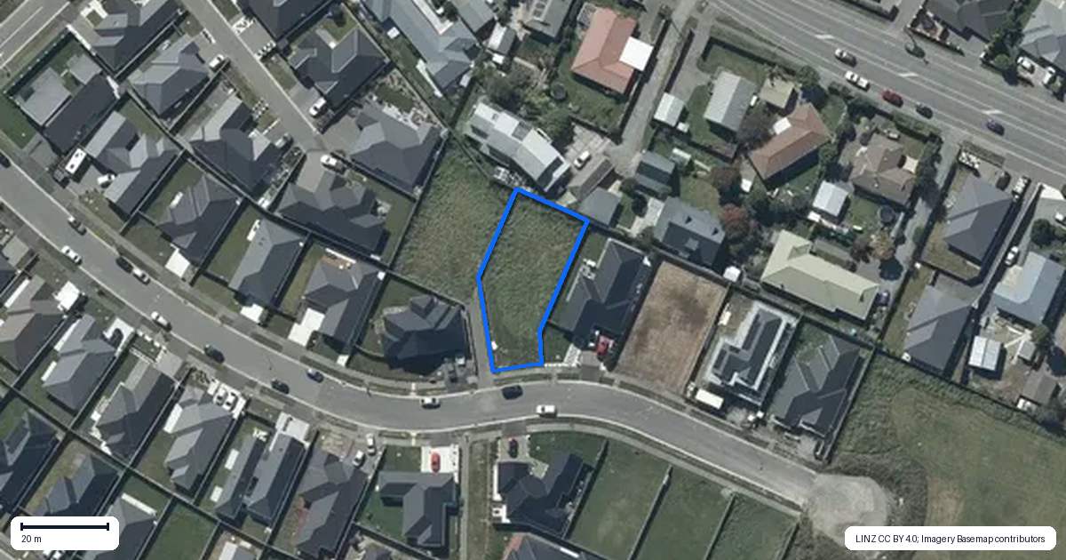 Property context map for 47 Blue Jacket Drive, Halswell, Christchurch