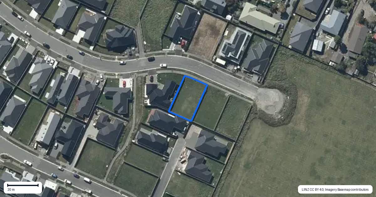 Property context map for 52 Blue Jacket Drive, Halswell, Christchurch
