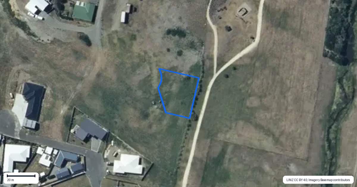 Property context map for 13 Koa Rise, Foxton Beach, Foxton