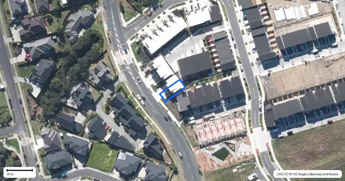 Property context map for 58 Westgate Drive, Massey, Auckland