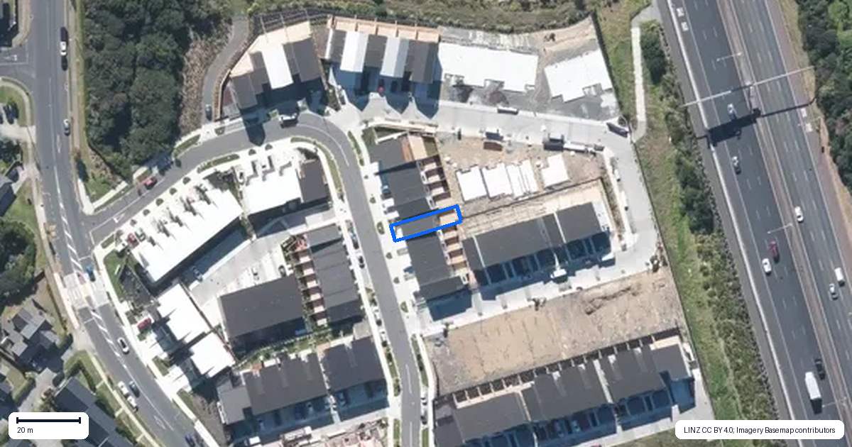 Property context map for 21 Kuaha Road, Massey, Auckland