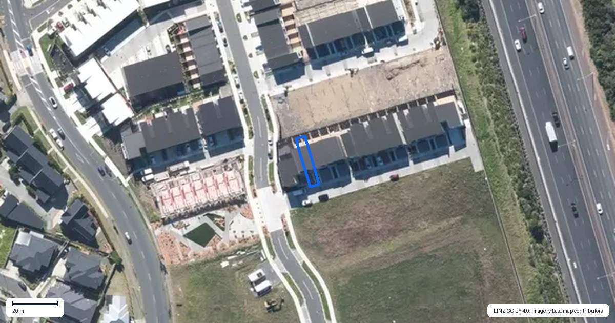 Property context map for 3 Tieke Lane, Massey, Auckland