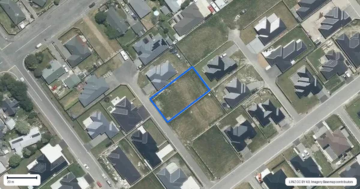 Property context map for 6 Meadow Lane, Tinwald, Ashburton