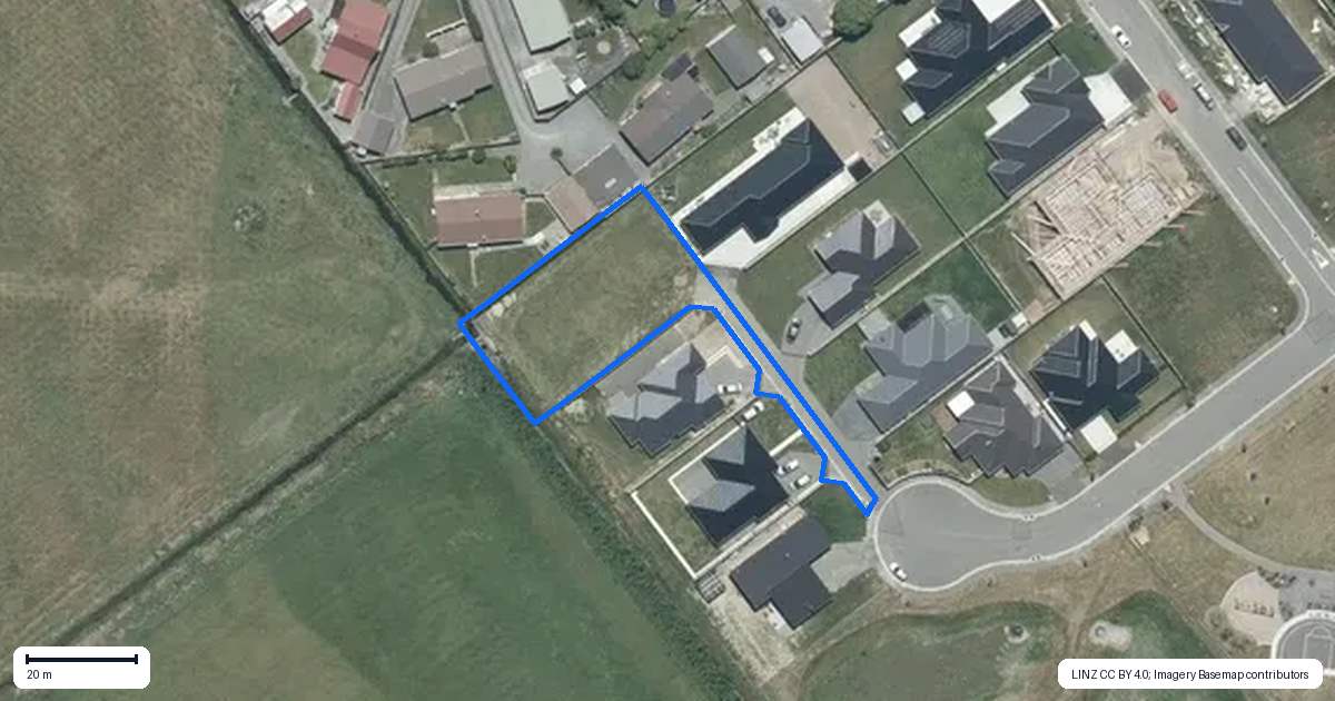 Property context map for 58C Ashbury Drive, Tinwald, Ashburton