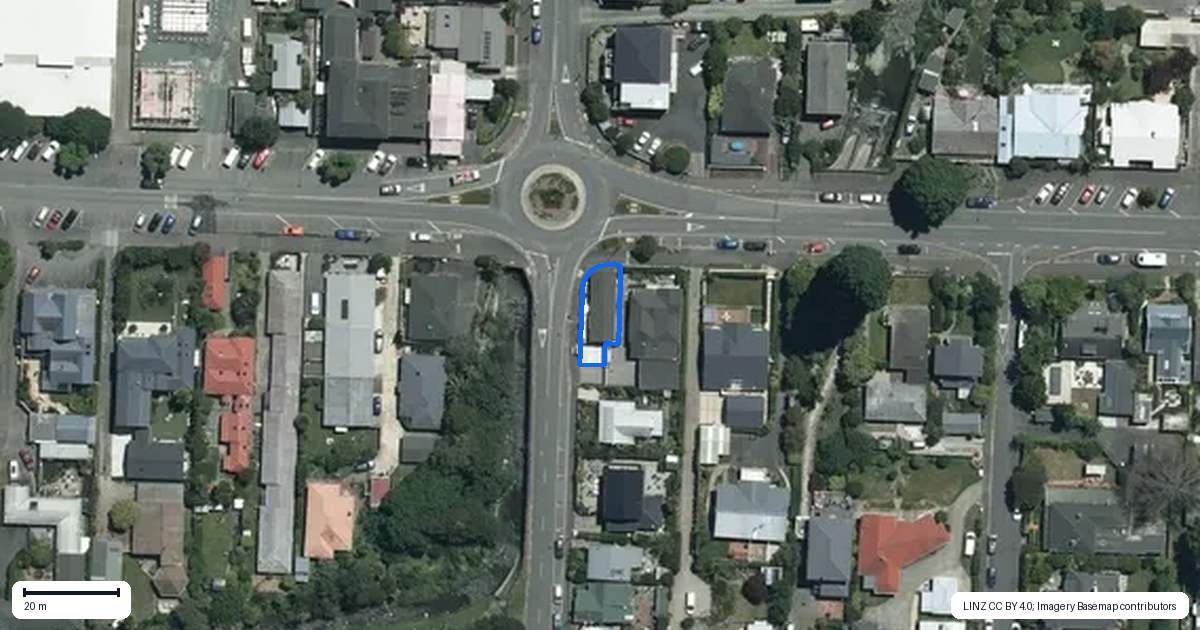 Property context map for 116 Nile Street, Nelson