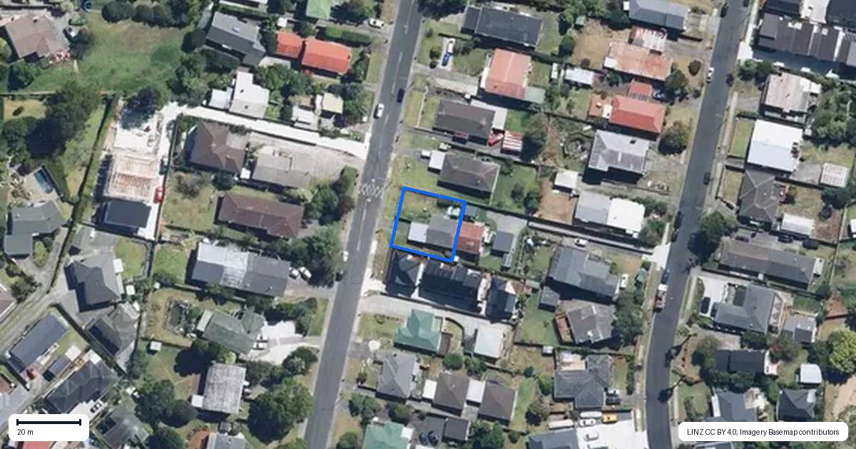 Property context map for 36 Udys Road, Pakuranga, Auckland