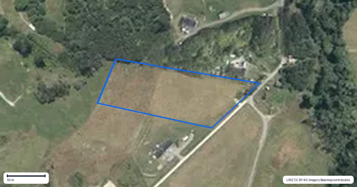 Property context map for 29 Zanders Road, Helensville