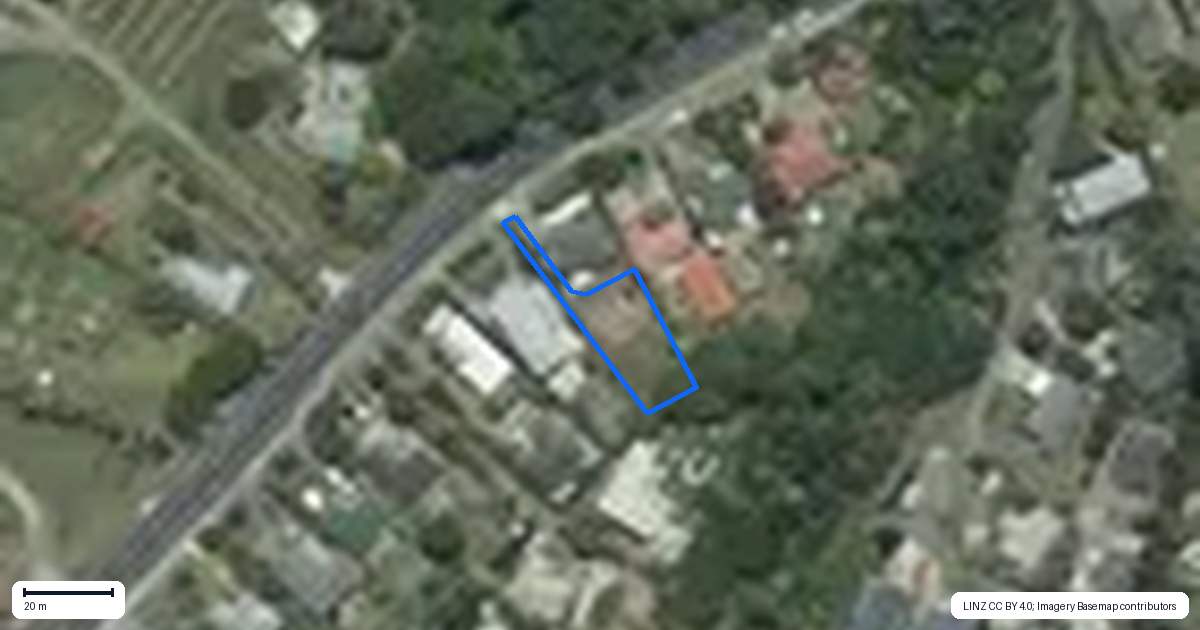 Property context map for 526A West Coast Road, Oratia, Auckland
