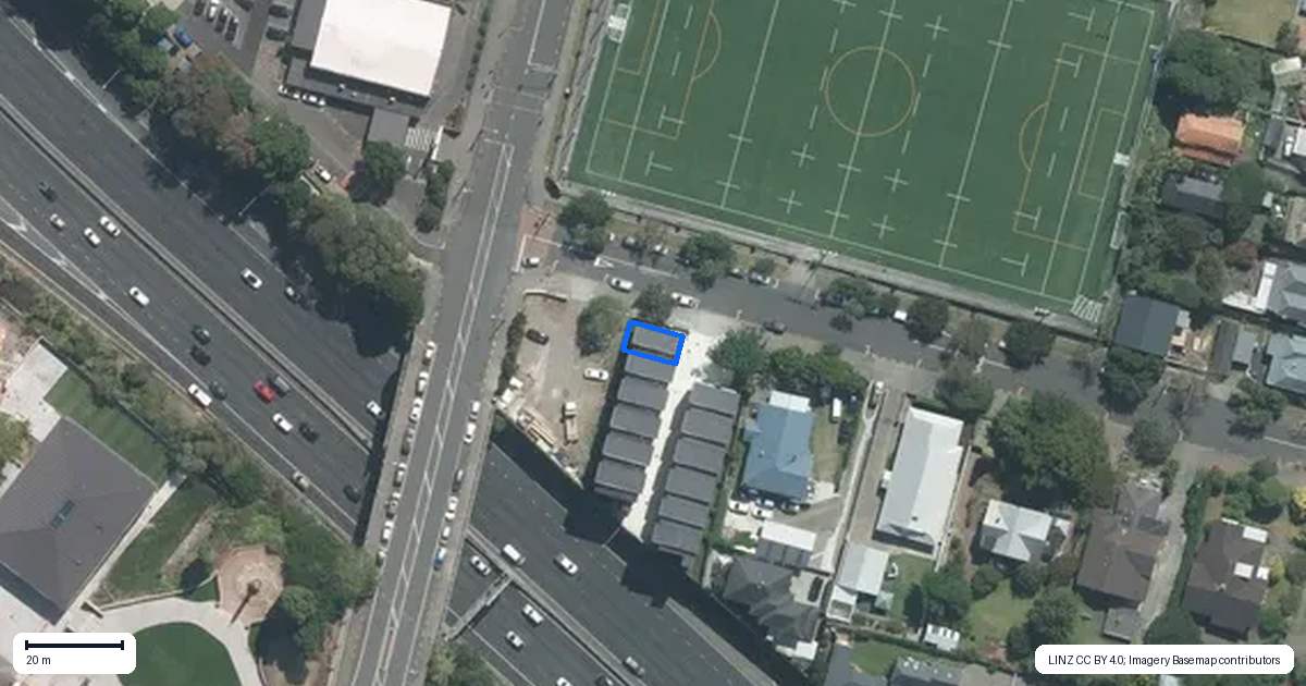 Property context map for 1/36 Seccombes Road, Epsom, Auckland