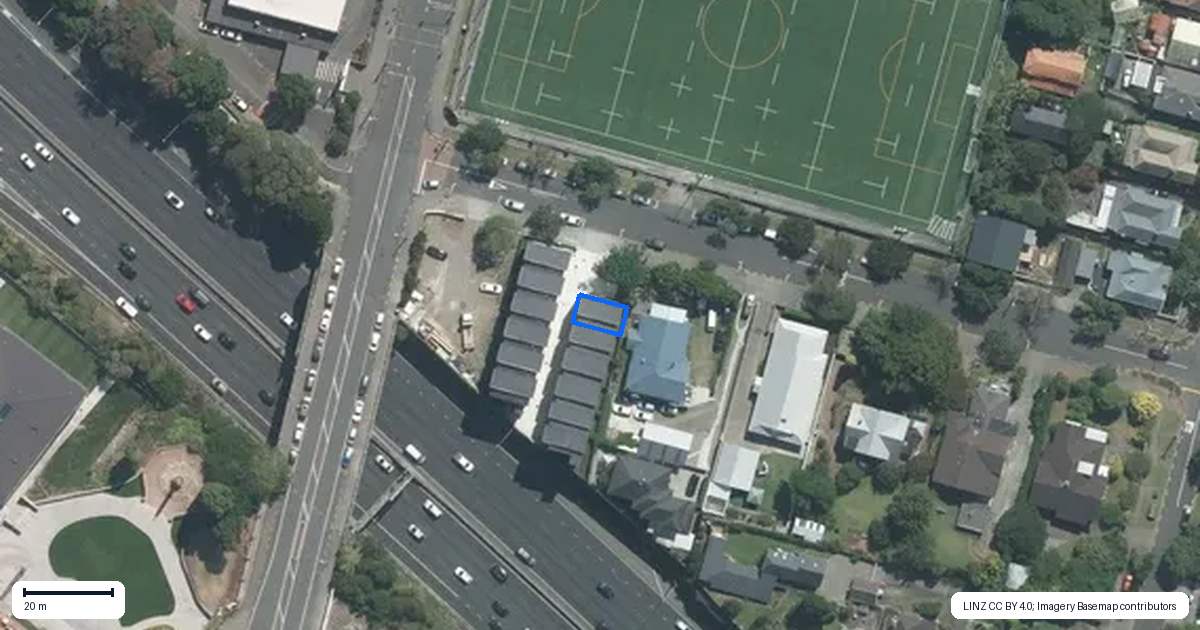 Property context map for 7/36 Seccombes Road, Epsom, Auckland