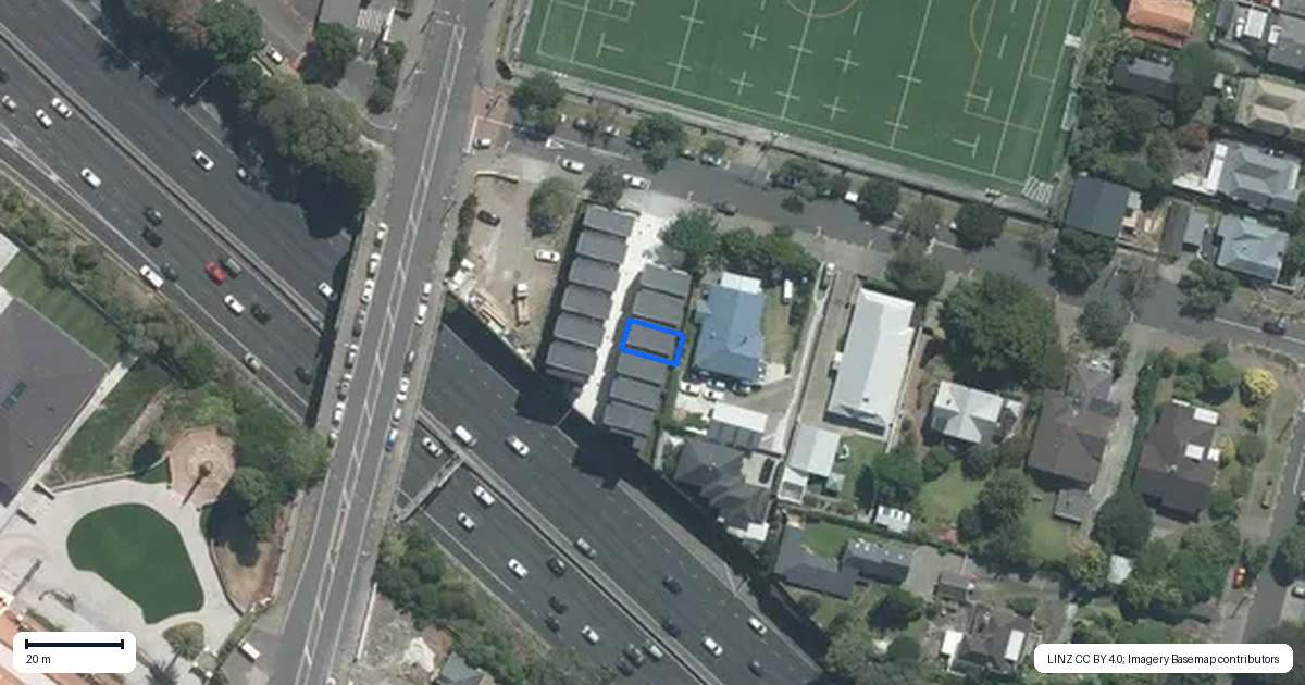Property context map for 9/36 Seccombes Road, Epsom, Auckland