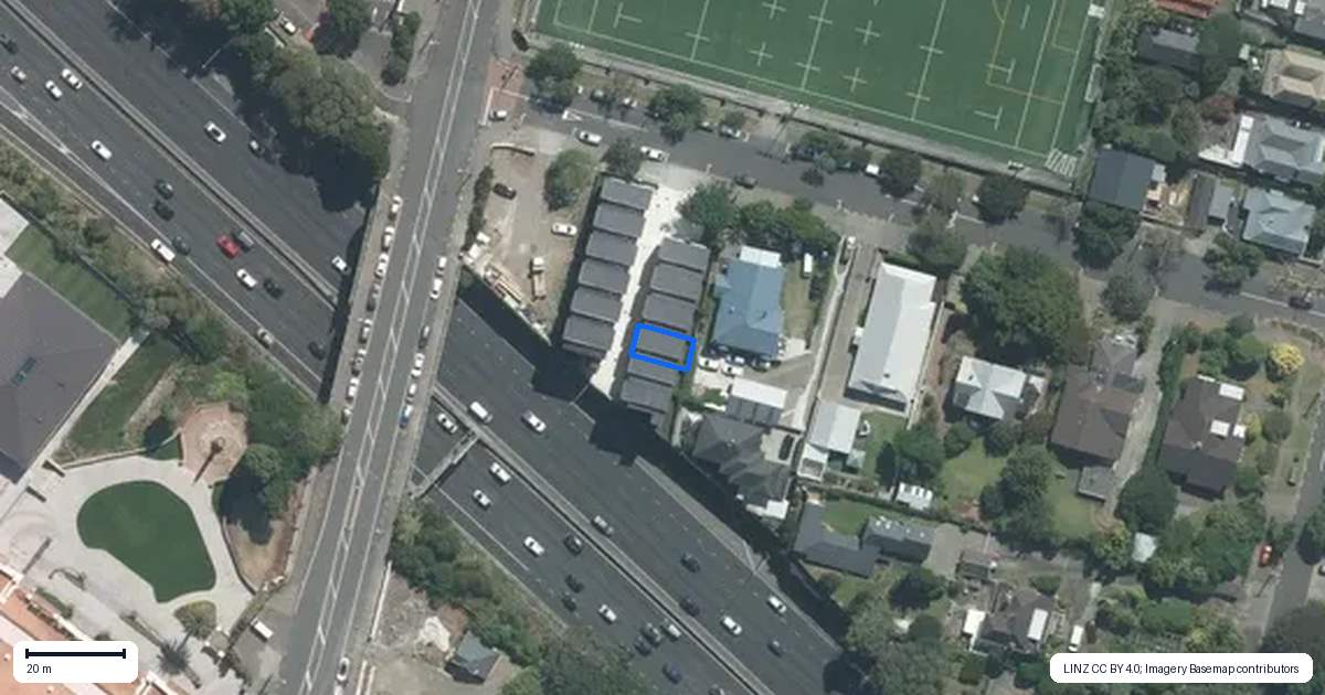 Property context map for 10/36 Seccombes Road, Epsom, Auckland