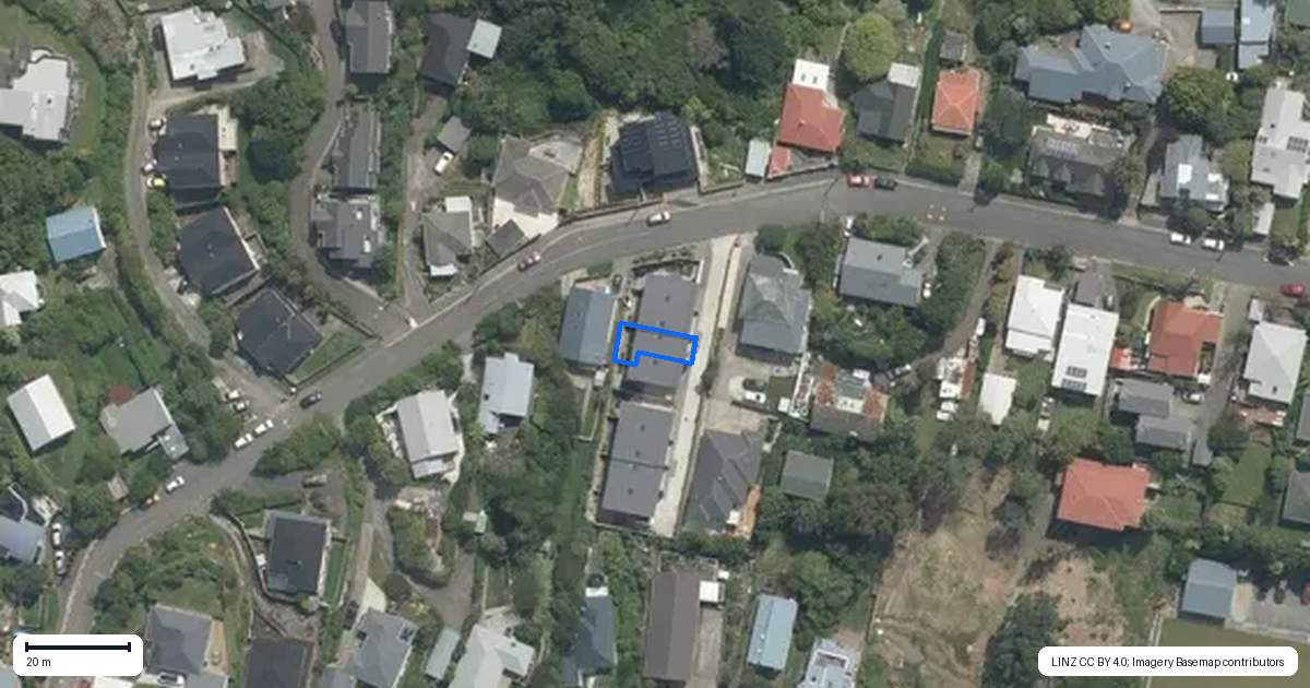 Property context map for 3/37 Woodland Road, Johnsonville, Wellington