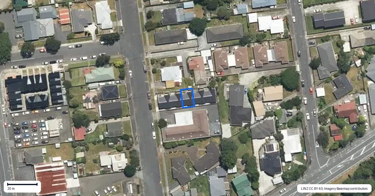 Property context map for 3/6 Exchange Street, Ebdentown, Upper Hutt