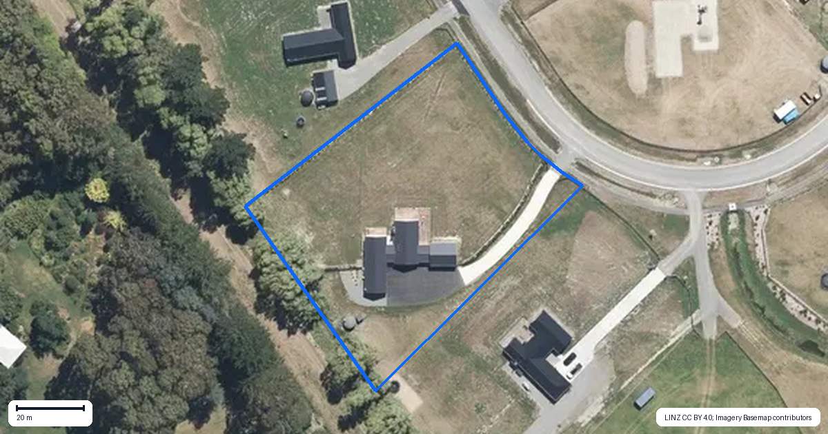 Property context map for 30 Orbiter Drive, Ohoka