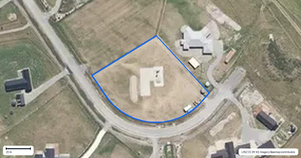Property context map for 35 Orbiter Drive, Ohoka