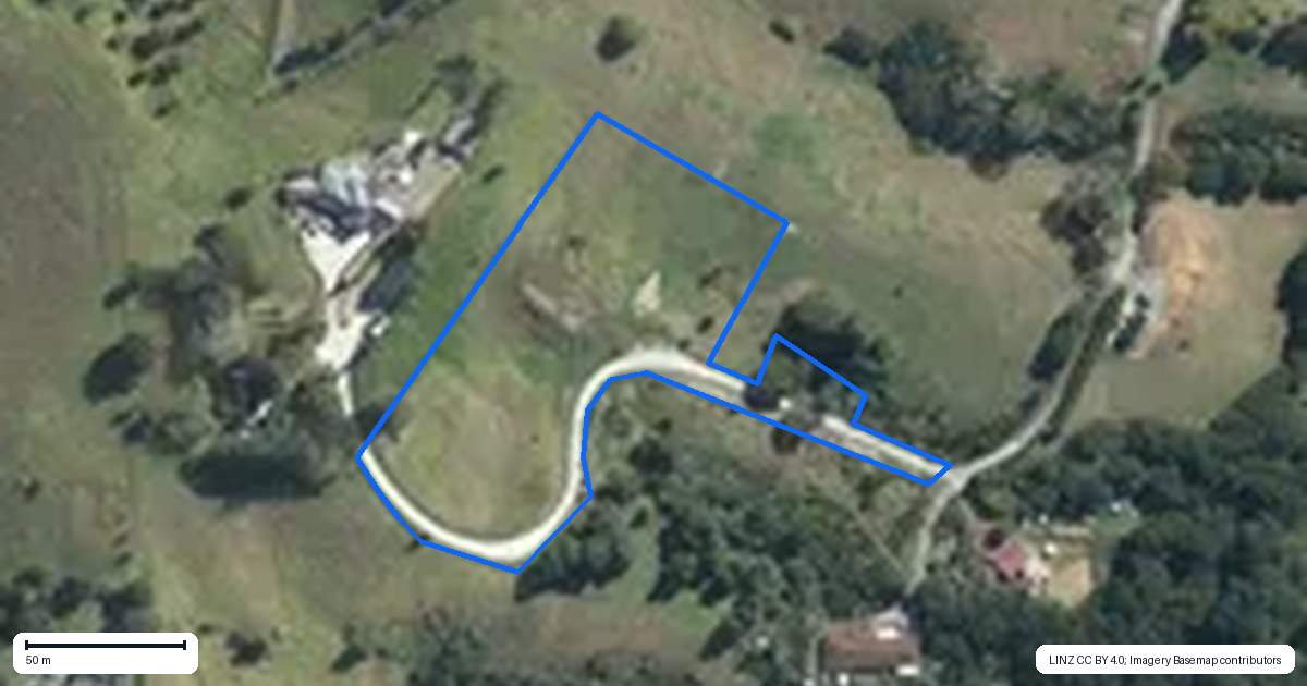 Property context map for 178B Mahoenui Valley Road, Coatesville
