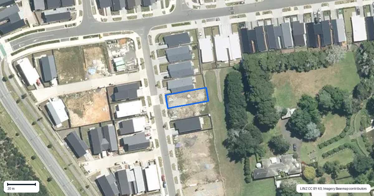 Property context map for 10 Hillock Rise, Ramarama, Drury