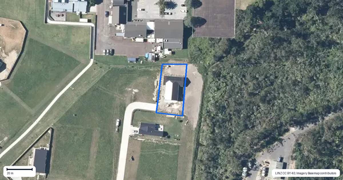 Property context map for 106 Karearea Way, Matarangi, Whitianga