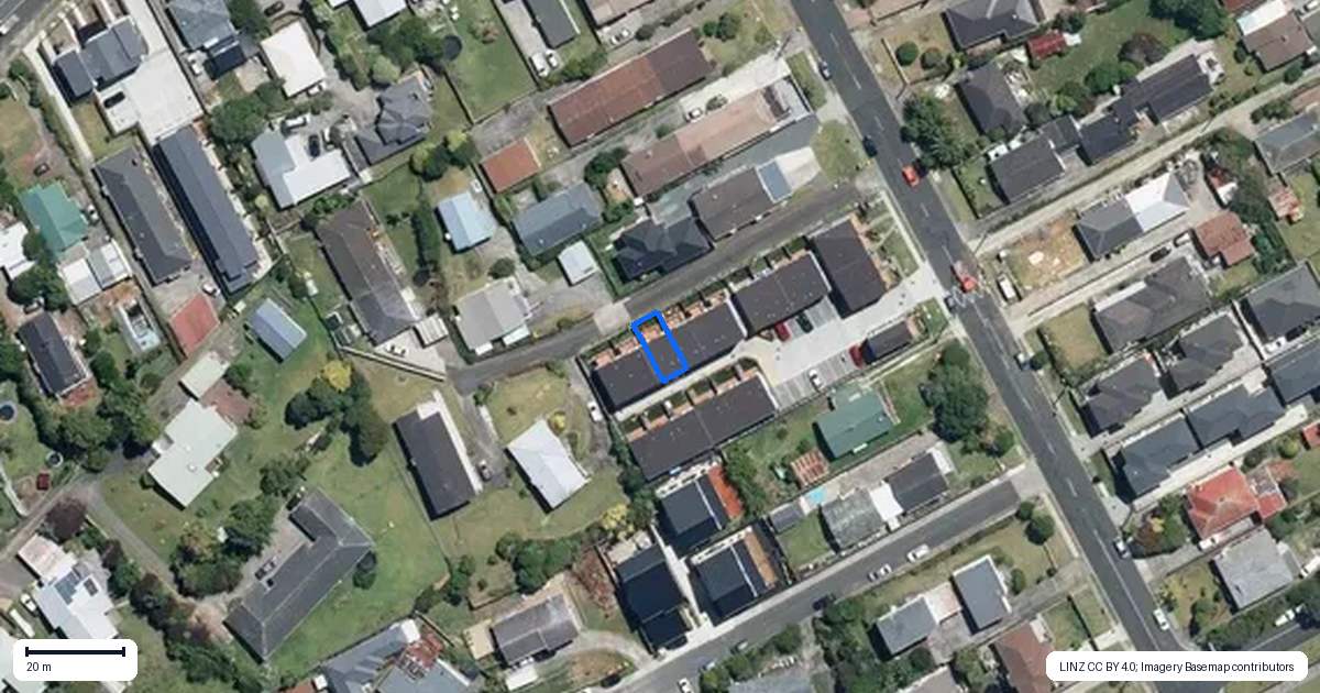 Property context map for 12/17 Parker Avenue, New Lynn, Auckland