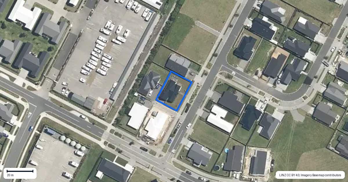 Property context map for 7 Rangitihi Street, Matamata