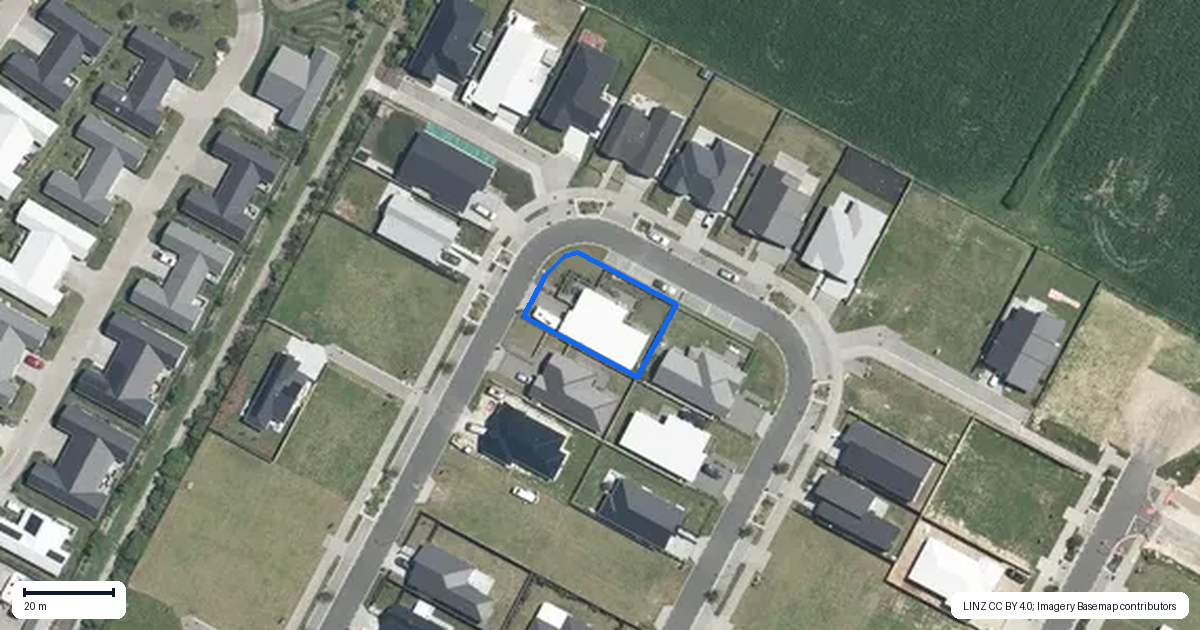 Property context map for 22 Rangitihi Street, Matamata