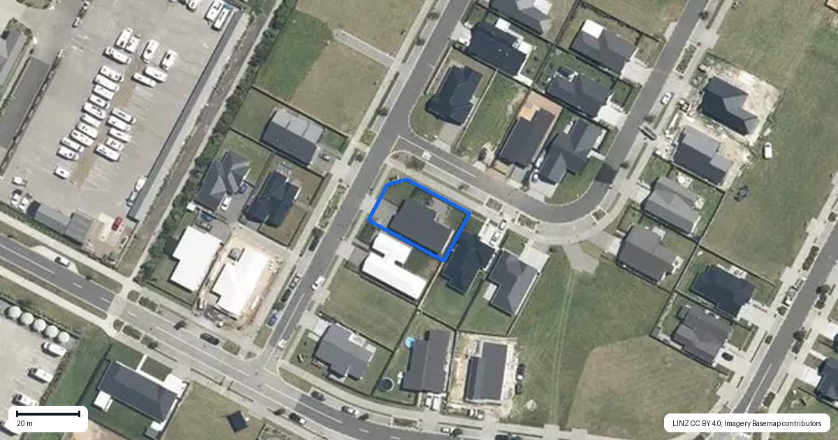 Property context map for 8 Rangitihi Street, Matamata