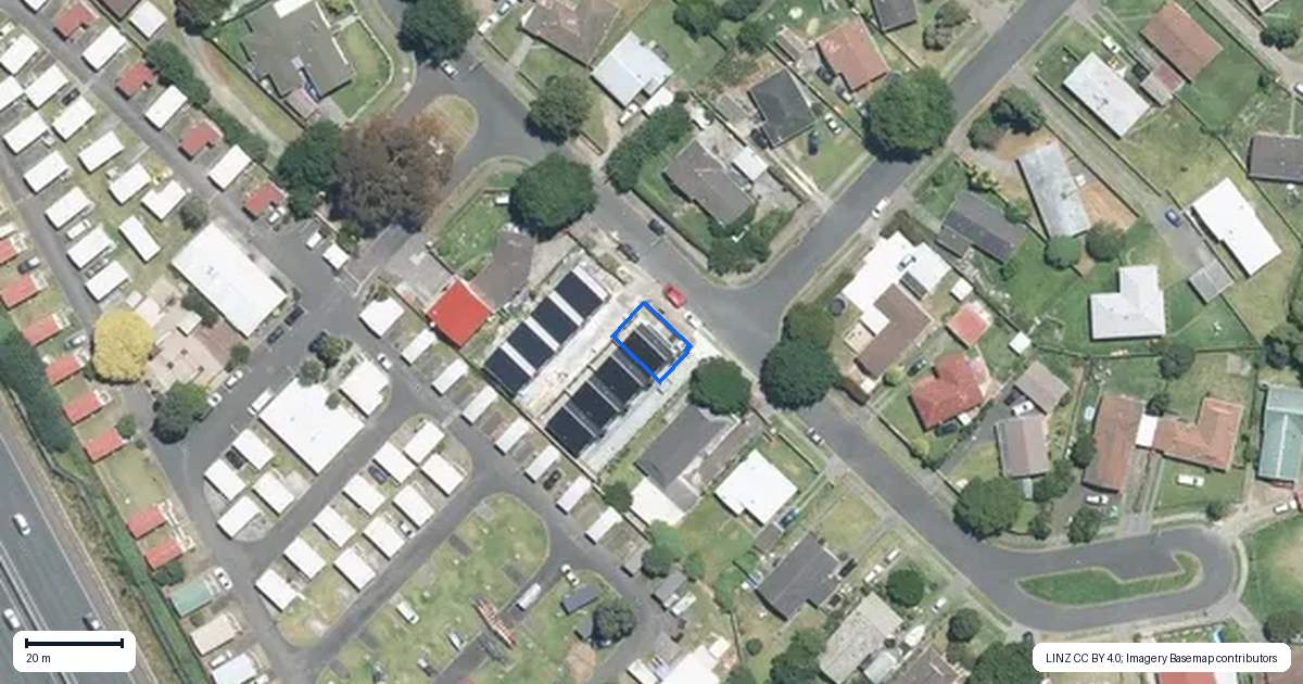 Property context map for 11A Rountree Place, Conifer Grove, Takanini