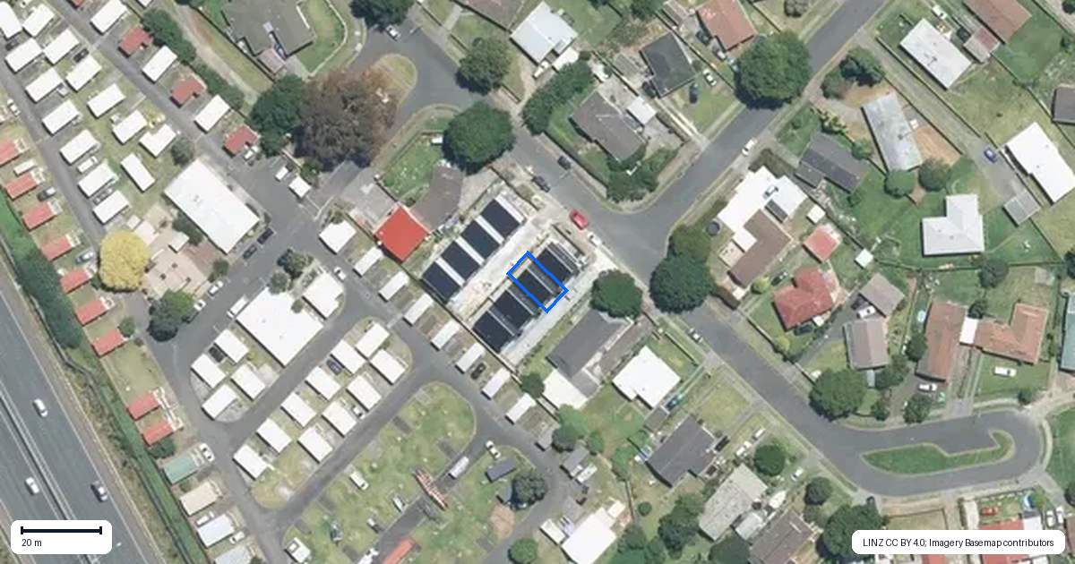 Property context map for 11B Rountree Place, Conifer Grove, Takanini