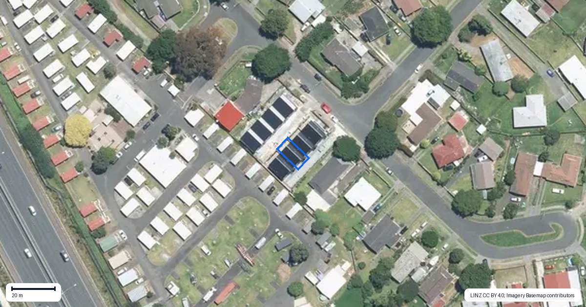 Property context map for 11C Rountree Place, Conifer Grove, Takanini