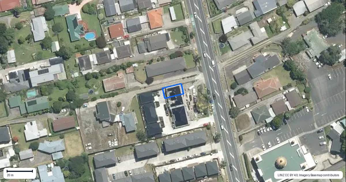 Property context map for 4/97 Great South Road, Manurewa, Auckland