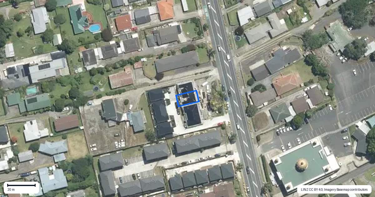 Property context map for 3/97 Great South Road, Manurewa, Auckland