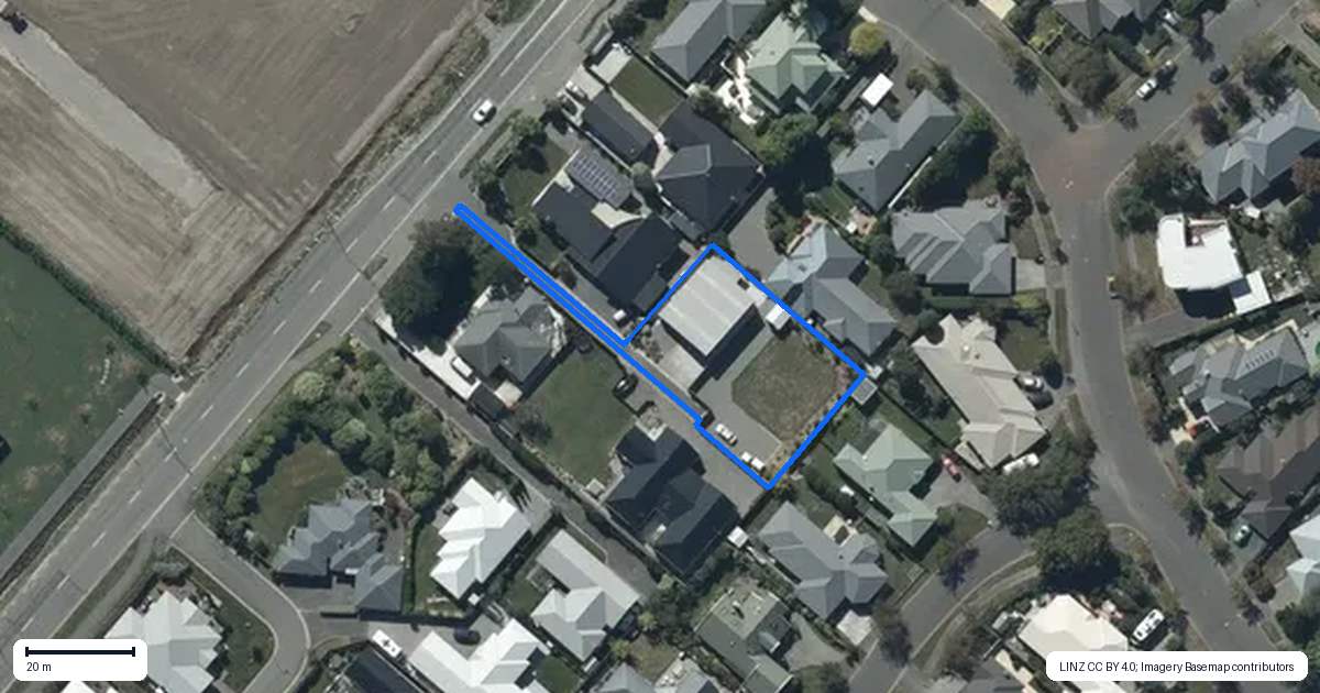 Property context map for 411A Wigram Road, Halswell, Christchurch