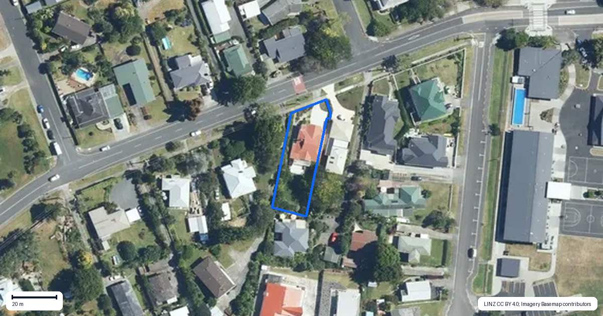 Property context map for 43 Hill Street, Warkworth