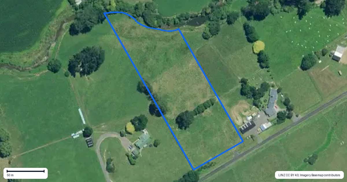 Property context map for 123 McKenzie Road, Mangatawhiri