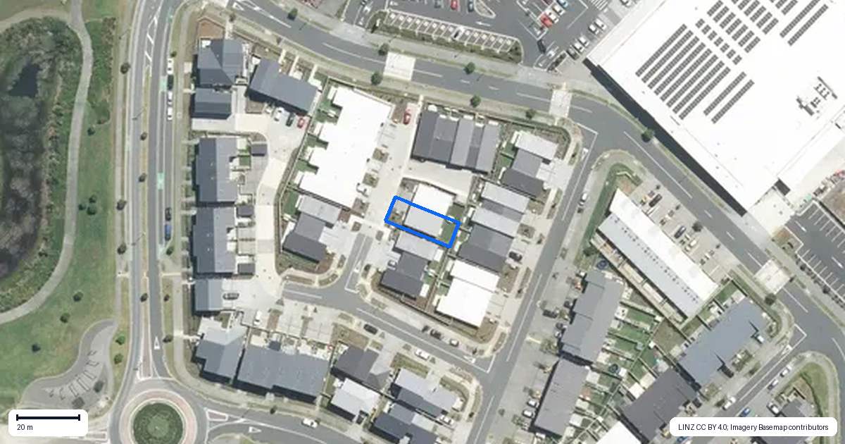 Property context map for 6A Te Awapu Crescent, Takanini, Auckland