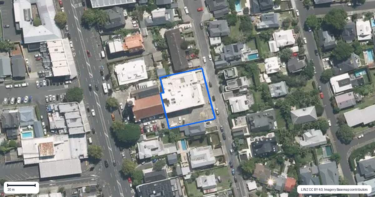 Property context map for 32A Arthur Street, Ponsonby, Auckland