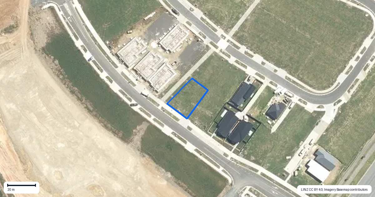 Property context map for 98 John Main Drive, Ramarama, Drury